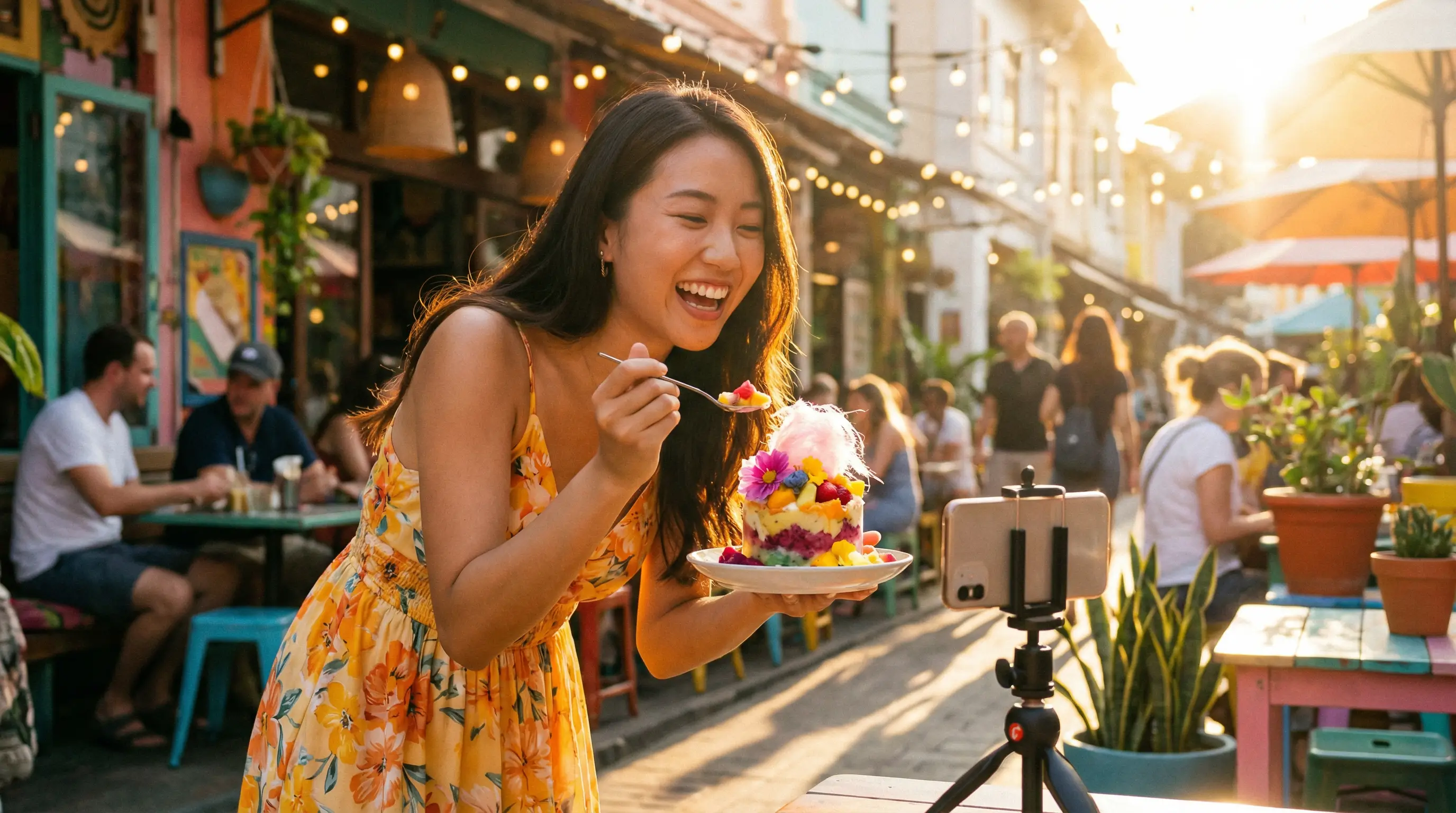 海角社区美食探店视频